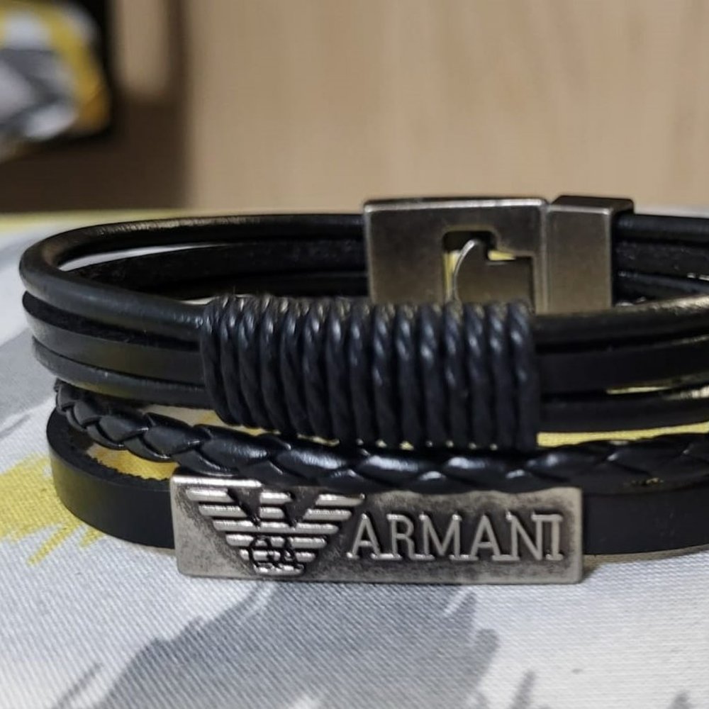 men's bracelet armani 21cm